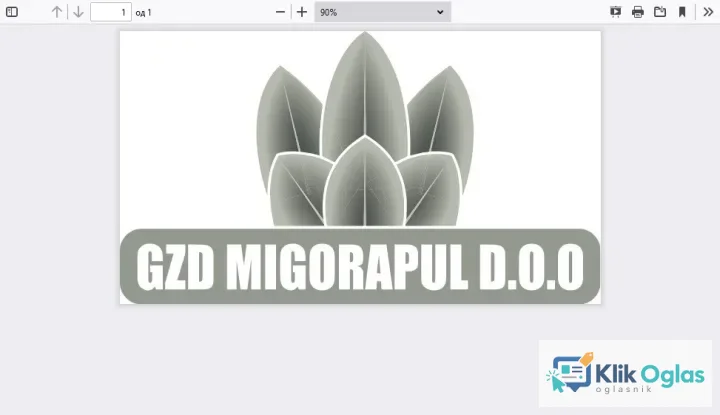 GZD MIGORAPUL doo iz Beograda potreban MOLER