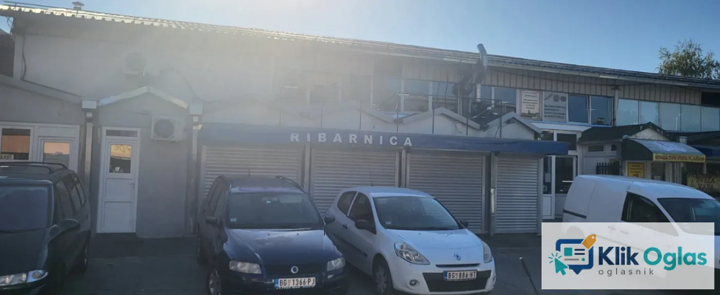 Na pijaci "Bežanijska kosa" izdaje se lokal za ribarnicu ili neku drugu pripremu hrane