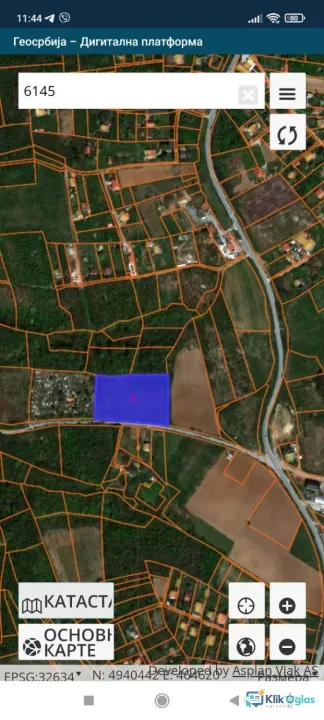Prodaje se plac u Ripnju, Beograd, opstina Vozdovac povrsine 85a i 70m2