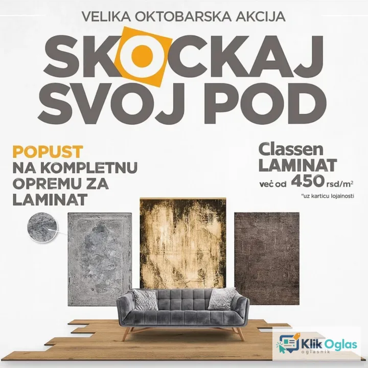 IZVOR STIL–Laminati i oprema po super cenama