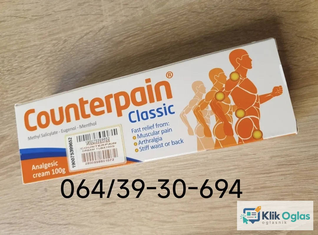 Counterpain Classic original Grčka Krema