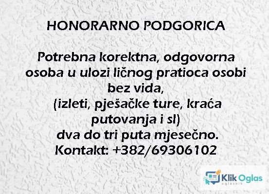 HONORARNO PODGORICA