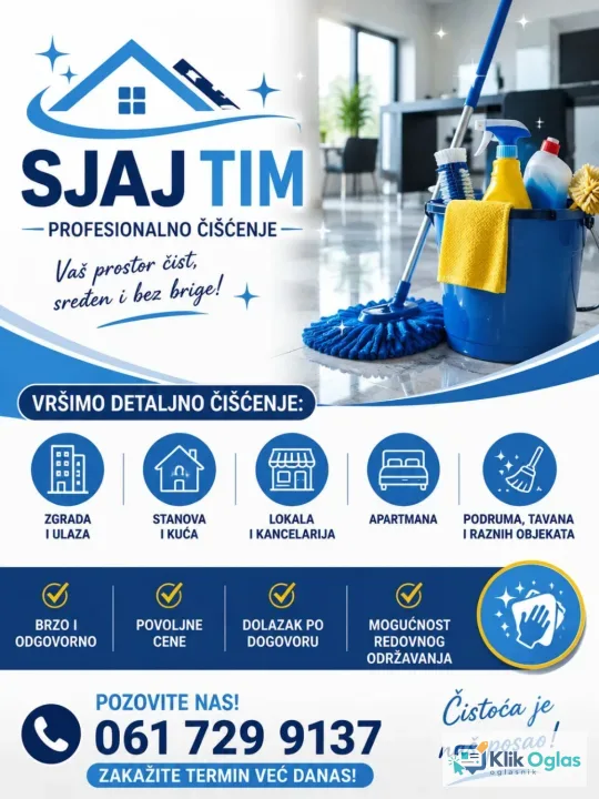 Vršimo kvalitetno čišćenje i redovno održavanje