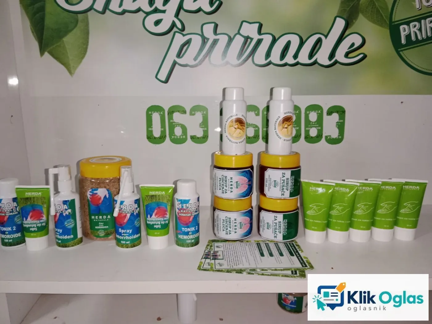 Biljni ,prirodni HERDA preparati — Pančevo, slika 1
